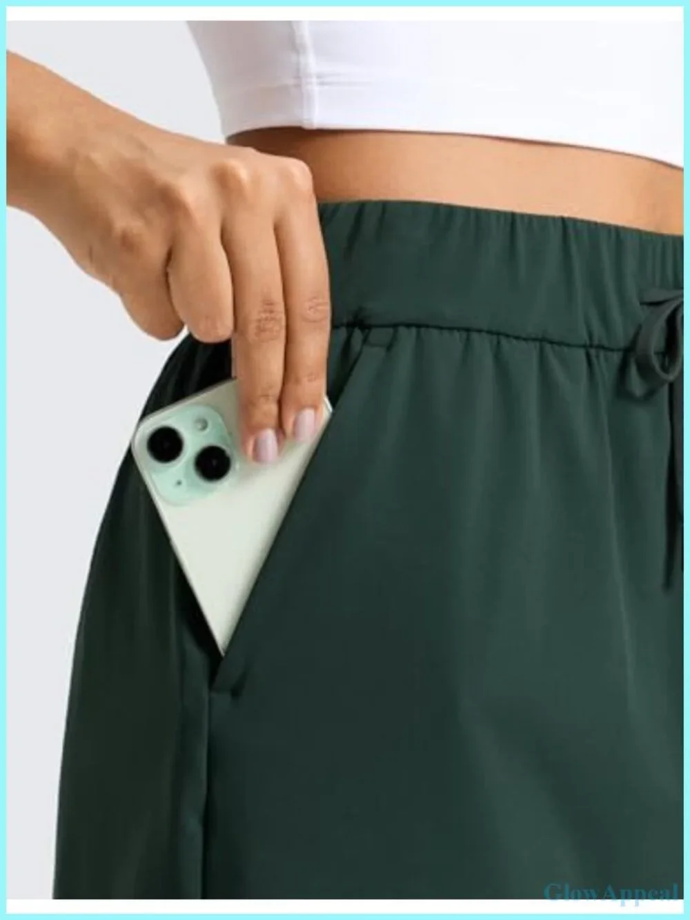 Women's A-Line Skort with Built-in Shorts and Pockets